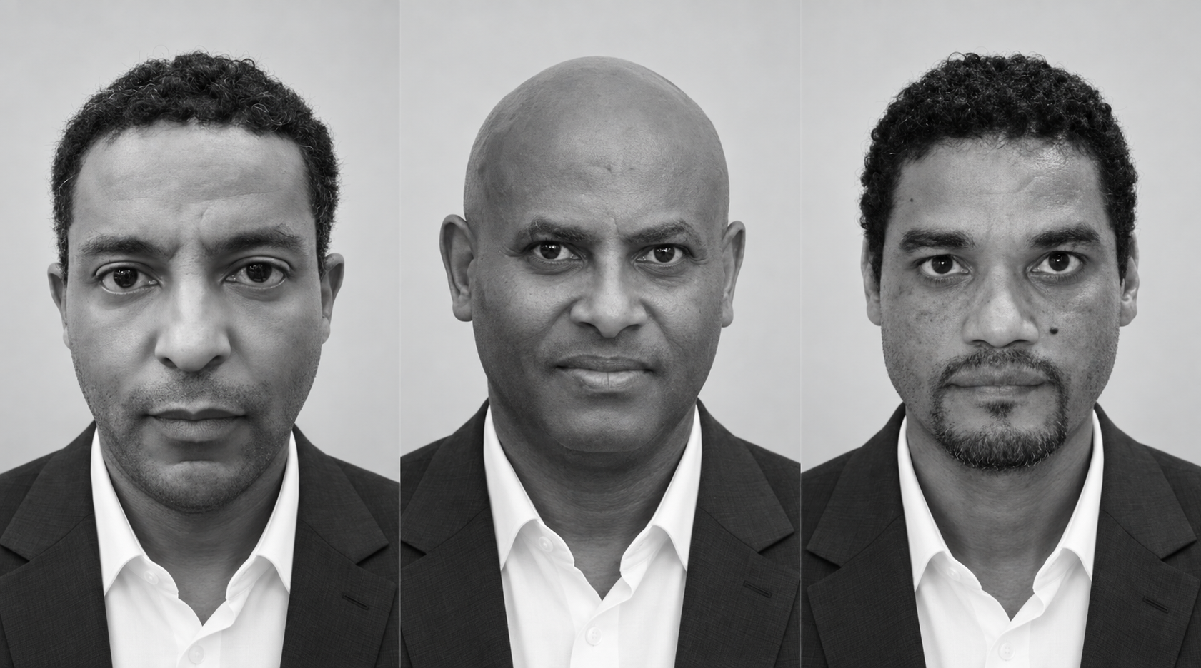 AI-assisted corporate portrait of Amen Mattews